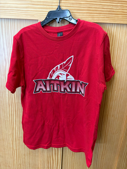 Aitkin Gobbler Red Gradient Youth Tee
