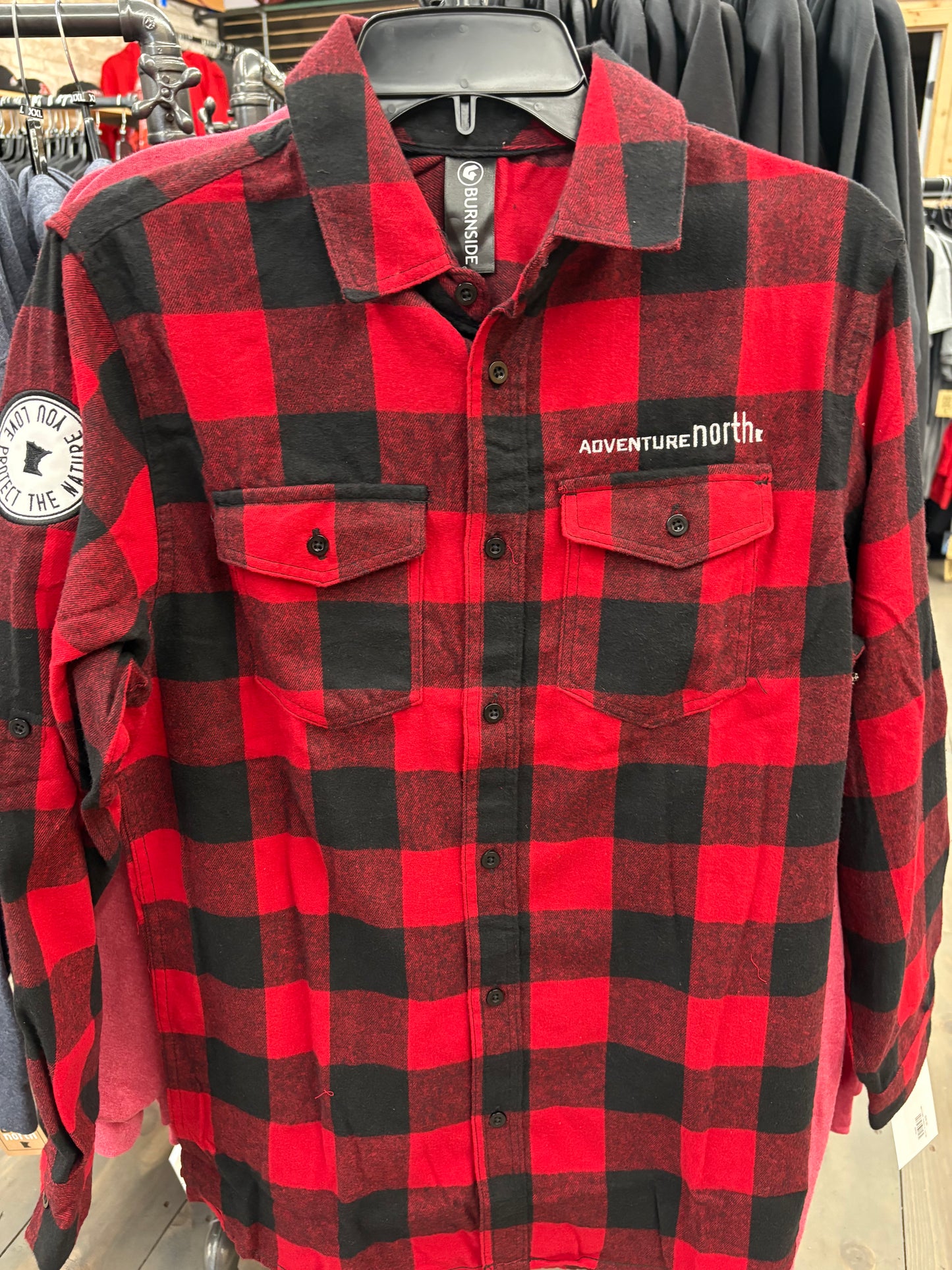 ANMN | Red/Black Adv. North Flannel