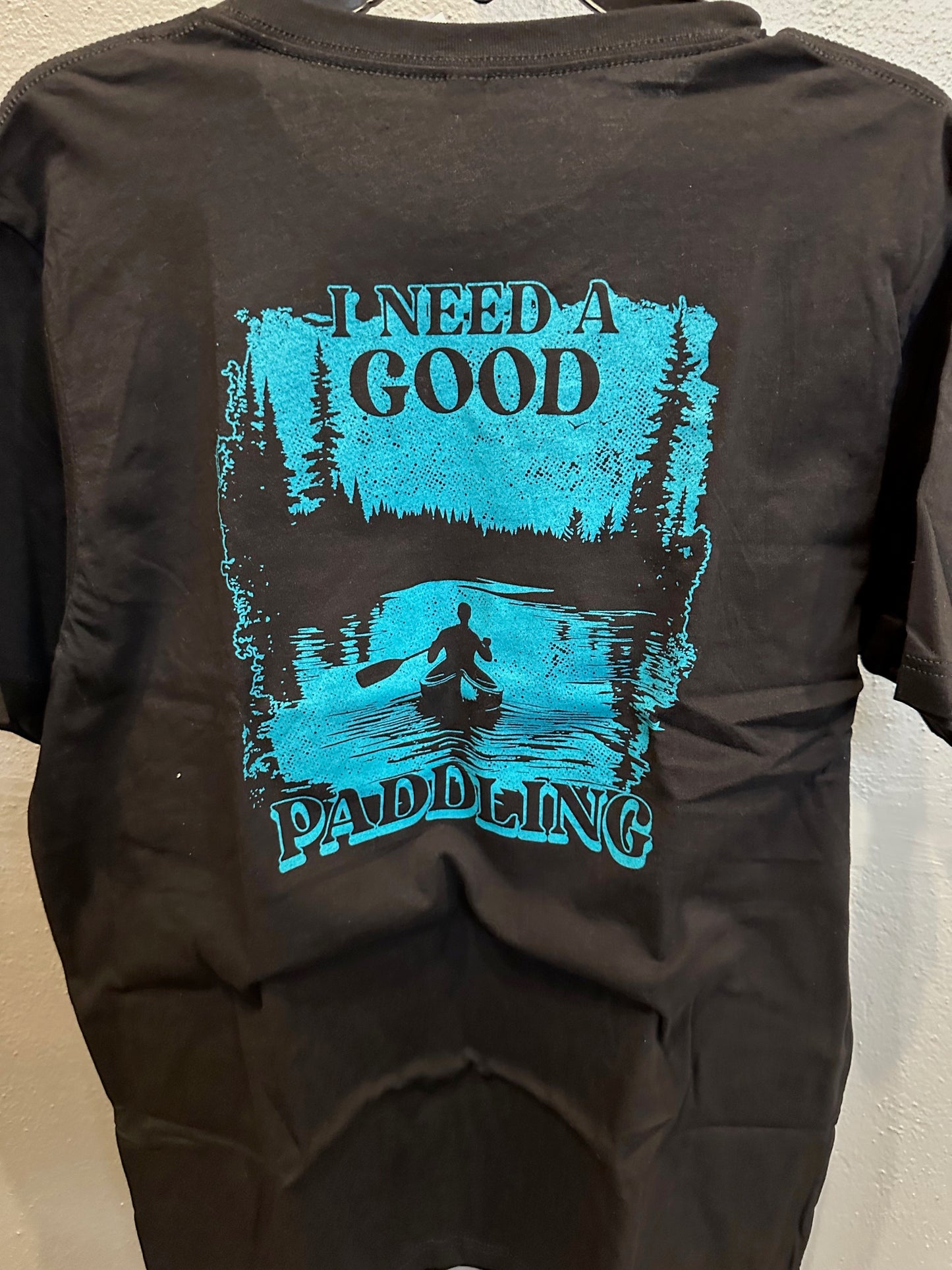 ANMN| Good Paddling Black Tee