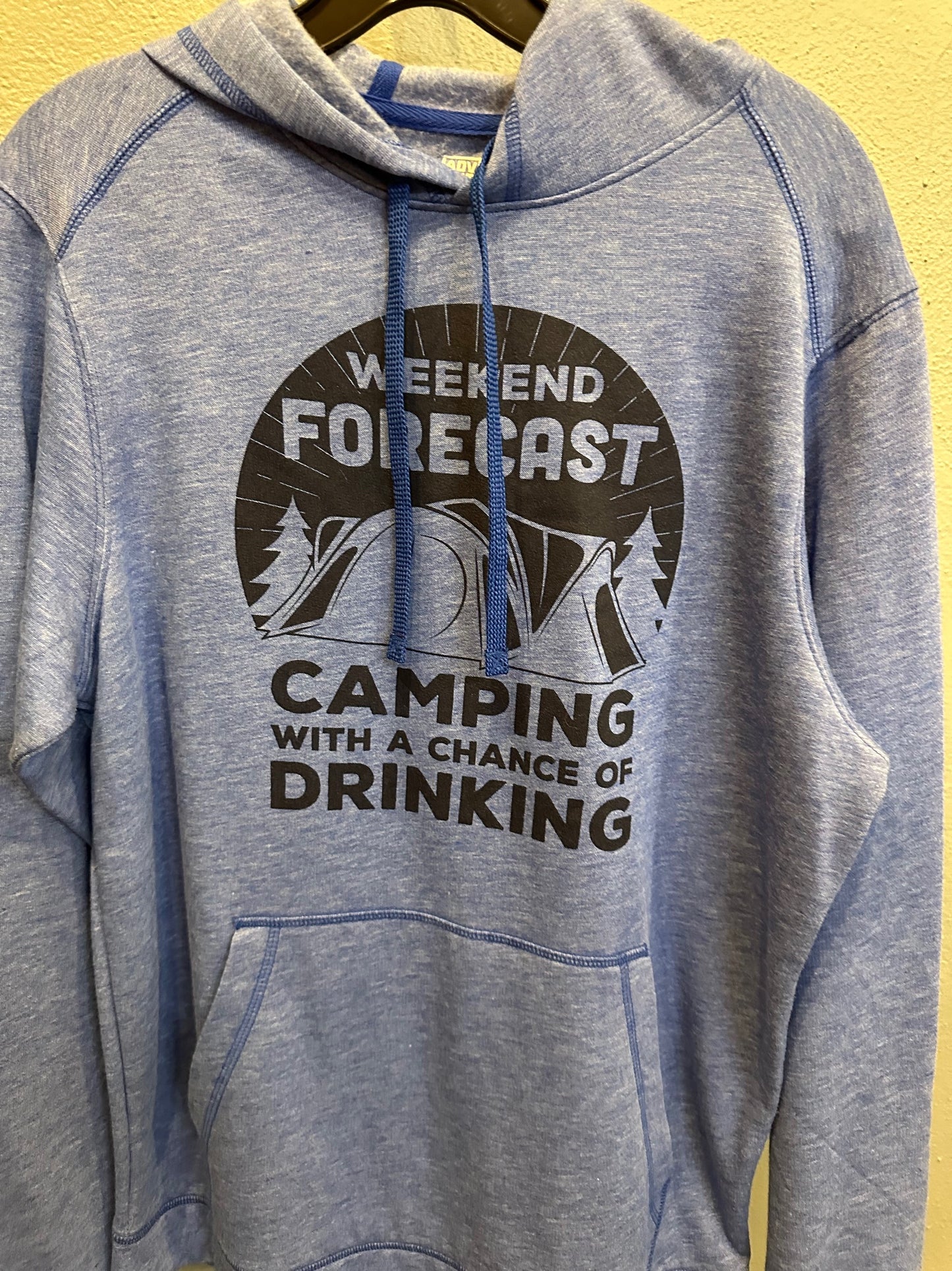 ANMN| Weekend Forecast heather Blue Hoodie