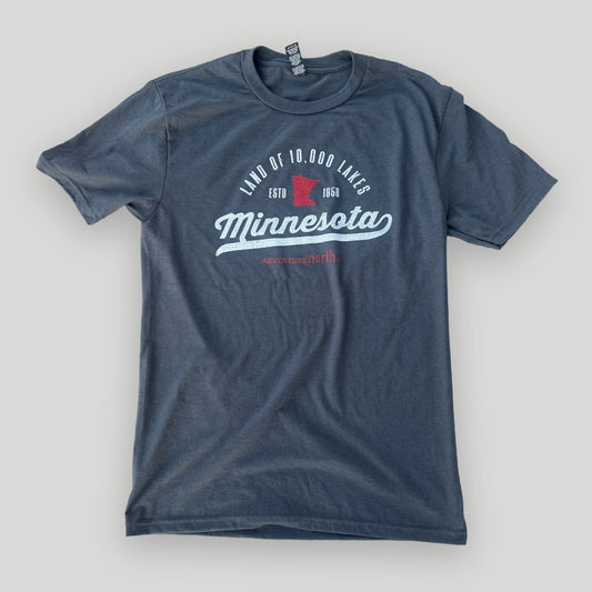 ANMN - Land of 10,000 Lakes Tee - Charcoal