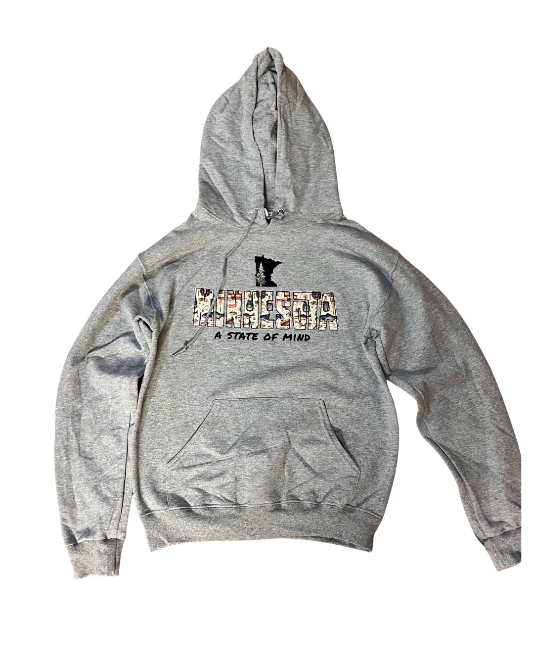 ANMN | Grey Mn state of mind Hoodie