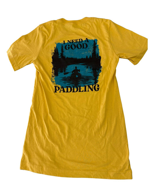 ANMN| Good Paddling Yellow Tee