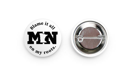 ANMN BIAOMR 1" Button - White