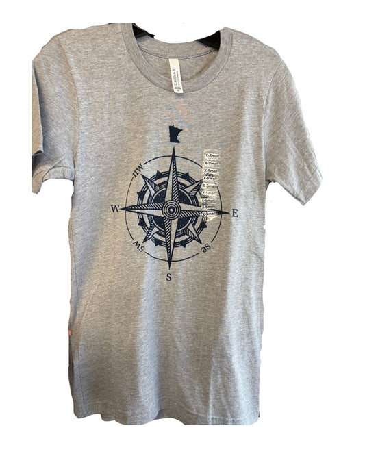 ANMN| Grey Compass Tee