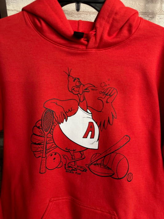 ANMN| Red Retro Hoodies