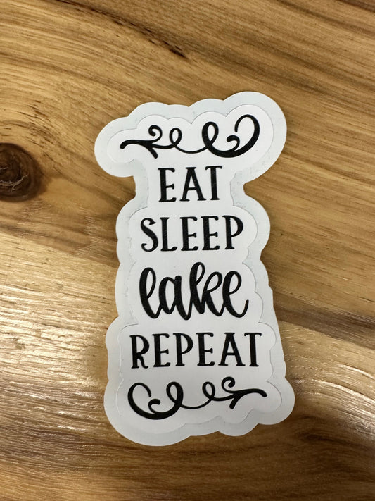 ANMN | Eat Sleep Lake Sticker