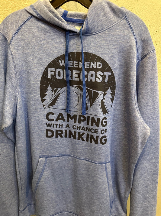 ANMN| Weekend Forecast heather Blue Hoodie