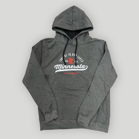 ANMN - Land of 10,000 Lakes Hoodie - Heather Charcoal
