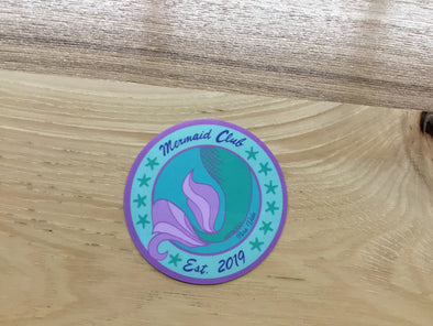 Pura Vida Mermaid Sticker