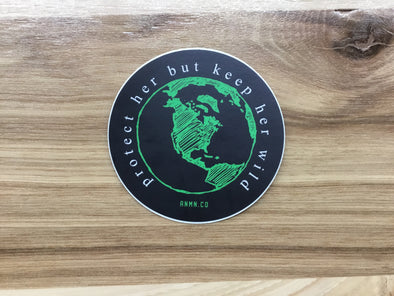 Keep Her Wild Sticker - Circle