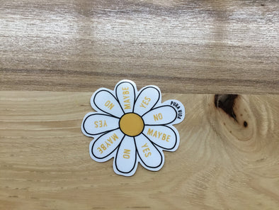 Pura Vida Daisy Sticker