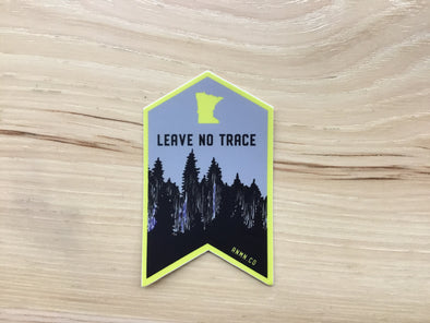 Leave no trace sticker